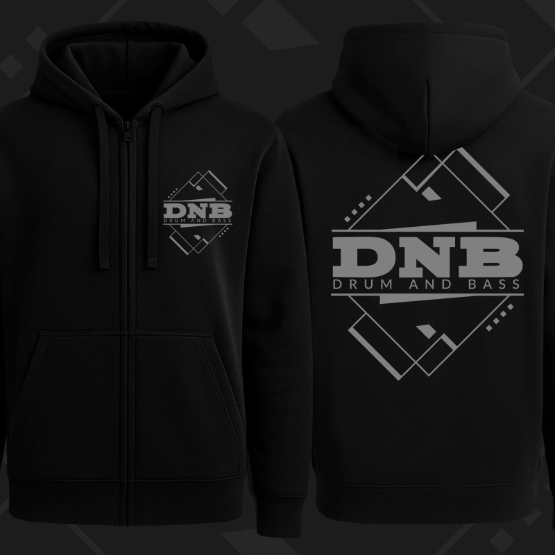 Mikina na zip pánská DNB 