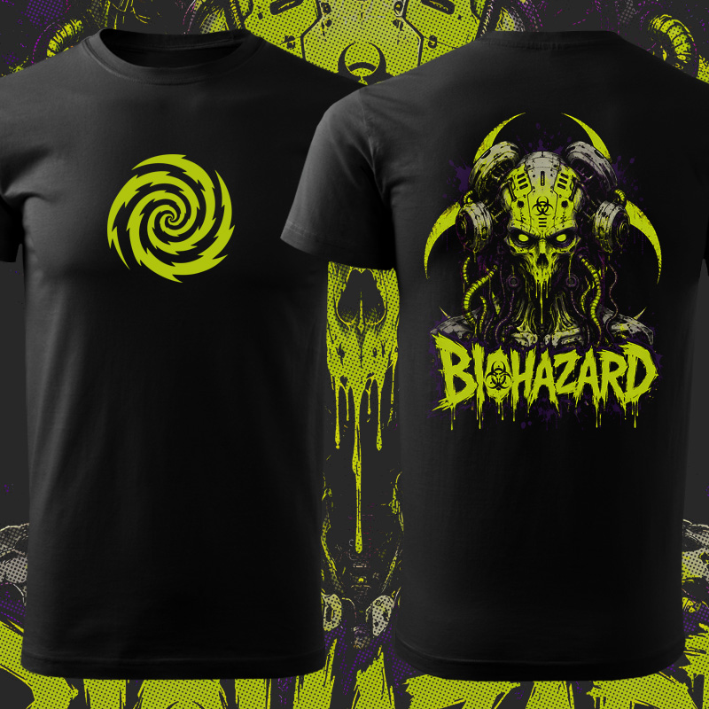 Tričko tekno pánské Biohazard
