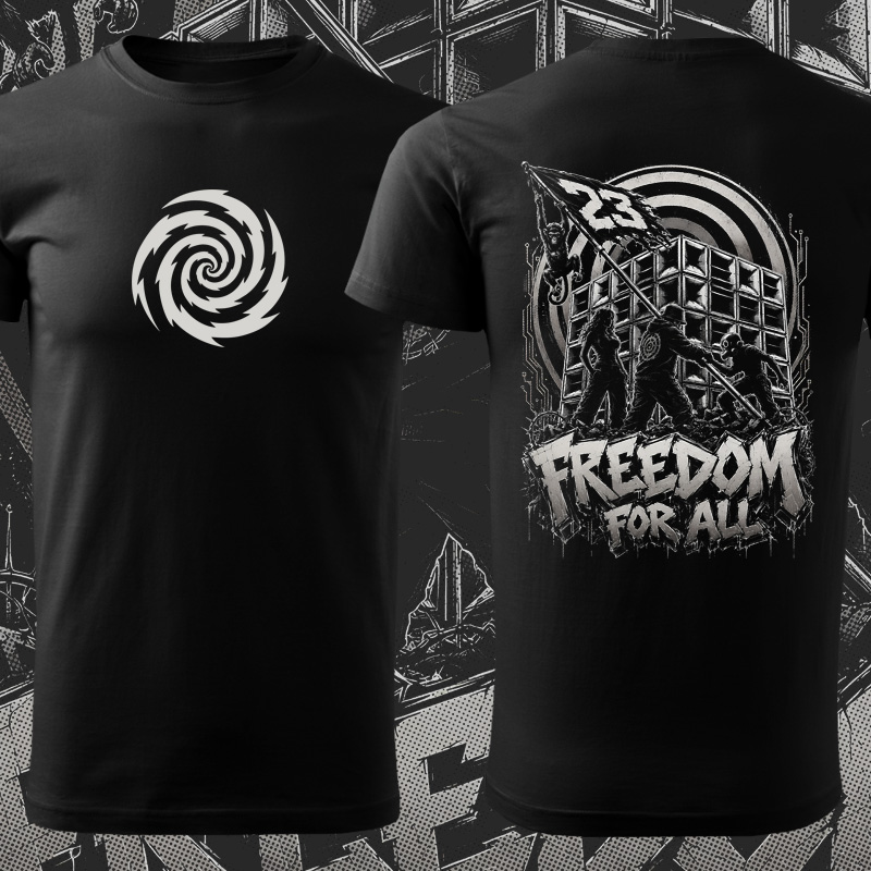 Tričko tekno pánské Freedom for all
