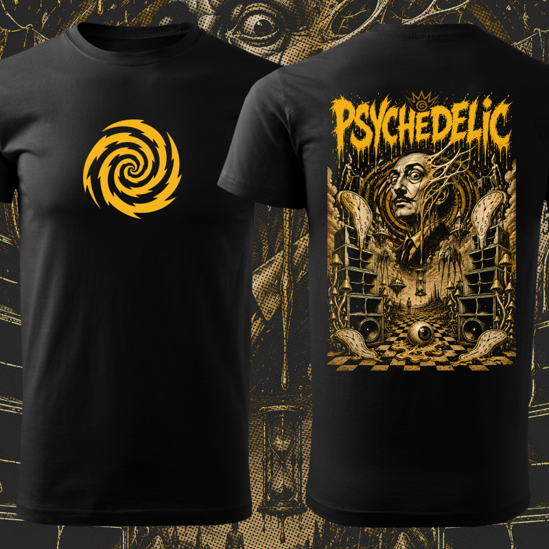 Tričko tekno pánské Psychedelic