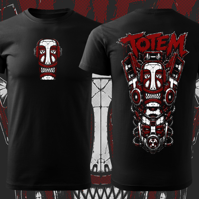 Tričko tekno pánské Totem
