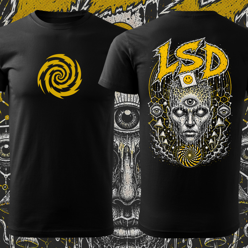 Tričko tekno pánské LSD