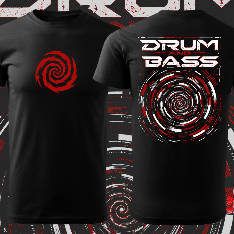Tričko dnb, drum and bass pánské