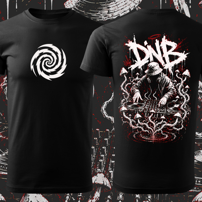 Tričko dnb, drum and bass pánské