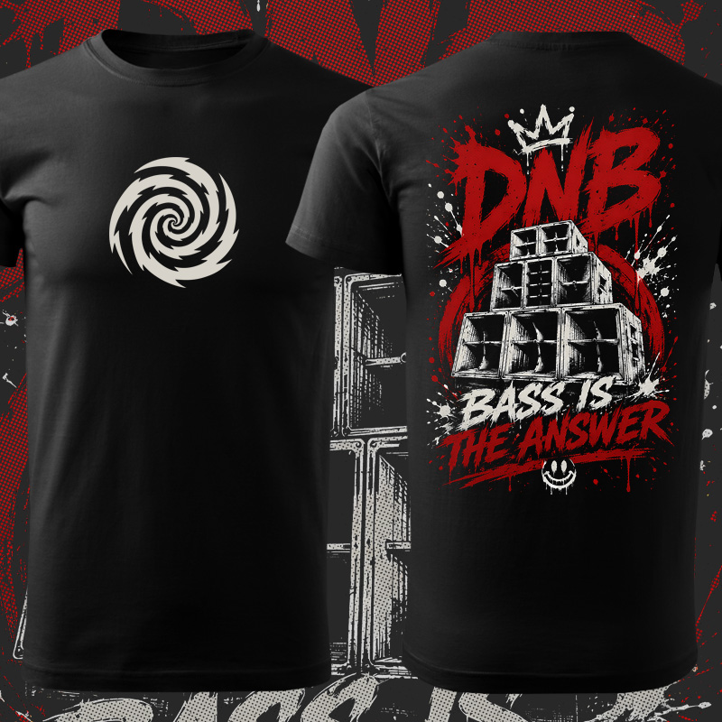 Tričko dnb, drum and bass pánské