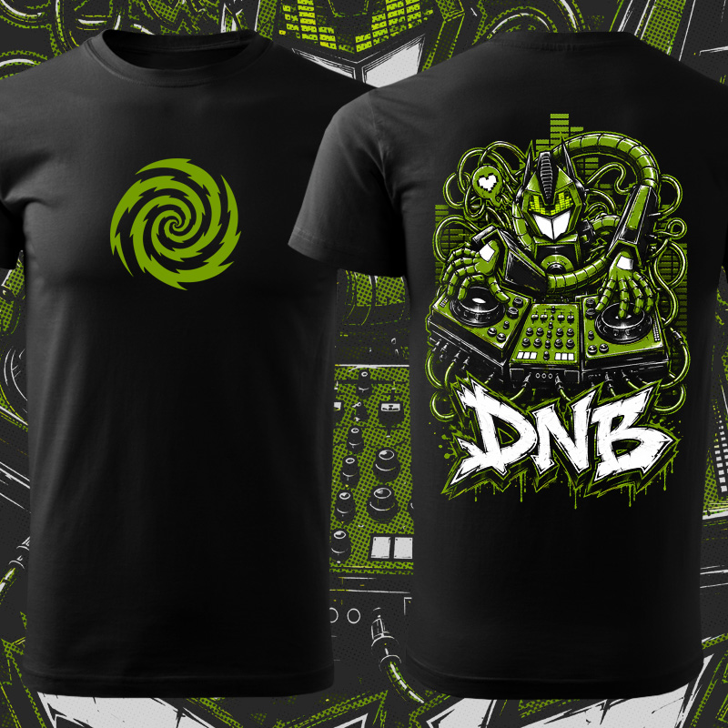 Tričko dnb, drum and bass pánské