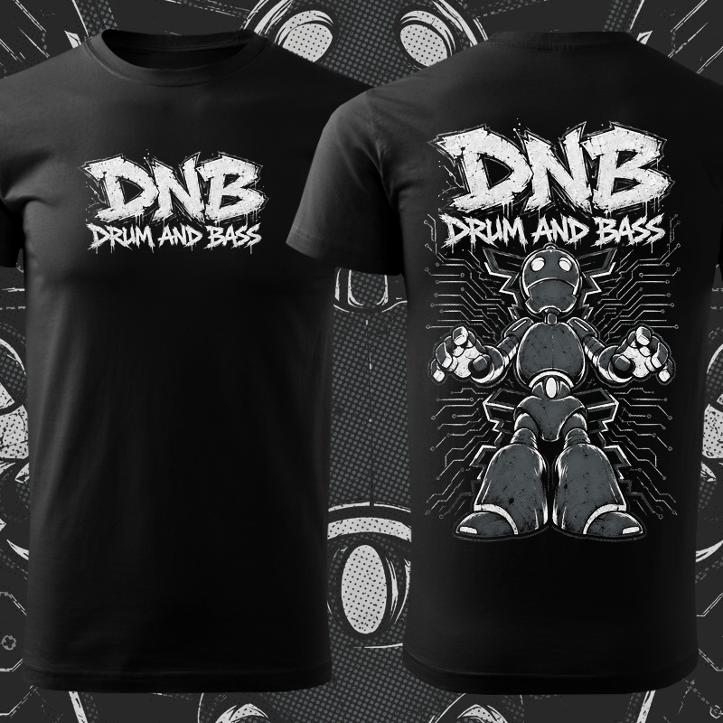 Tričko dnb, drum and bass pánské