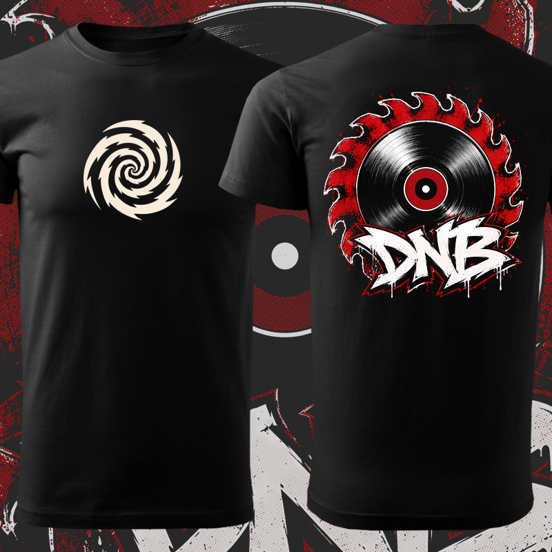 Tričko dnb, drum and bass pánské