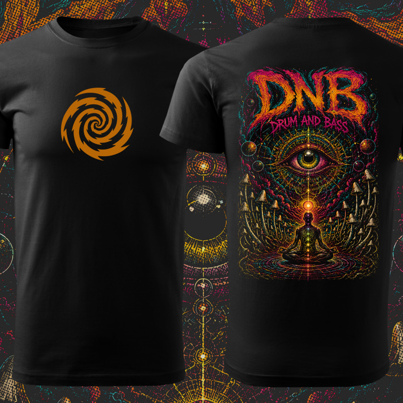 Tričko dnb, drum and bass pánské