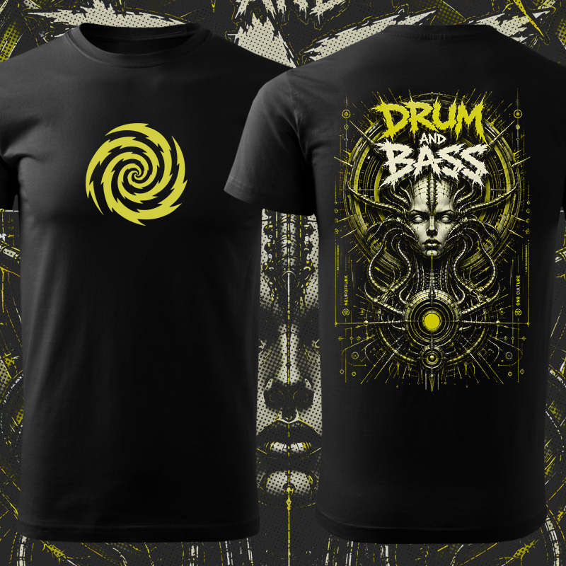 Tričko dnb, drum and bass pánské