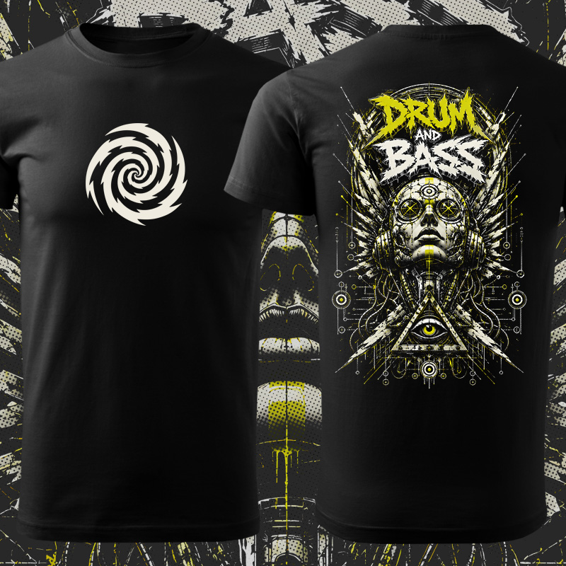 Tričko dnb, drum and bass pánské