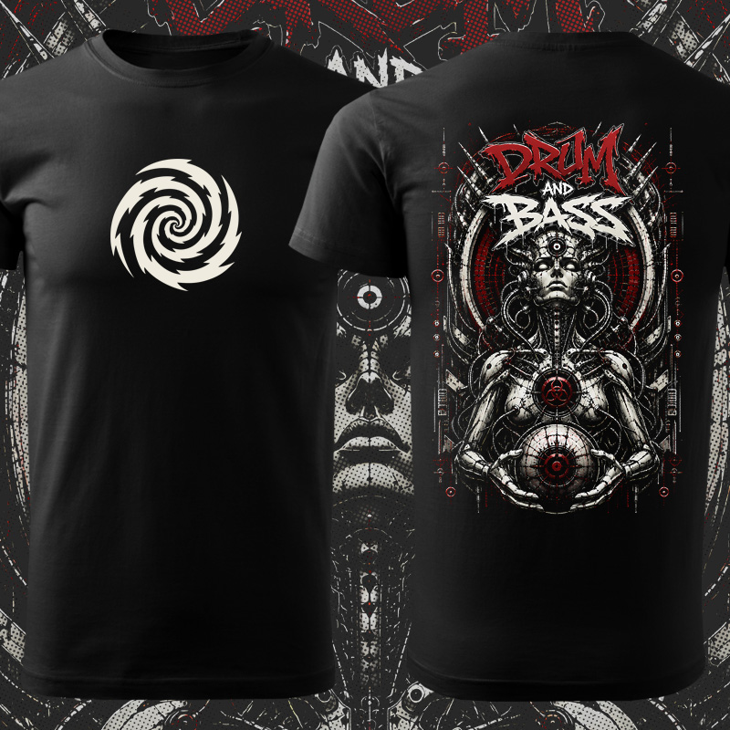 Tričko dnb, drum and bass pánské