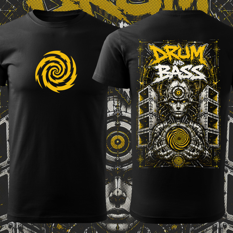 Tričko dnb, drum and bass pánské