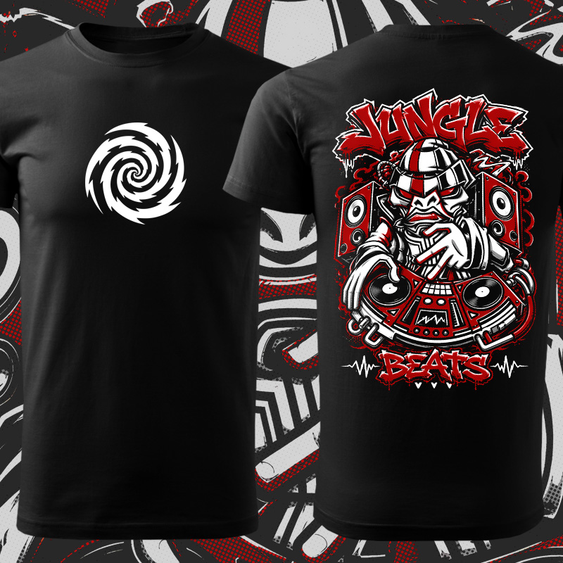 Tričko dnb, drum and bass pánské