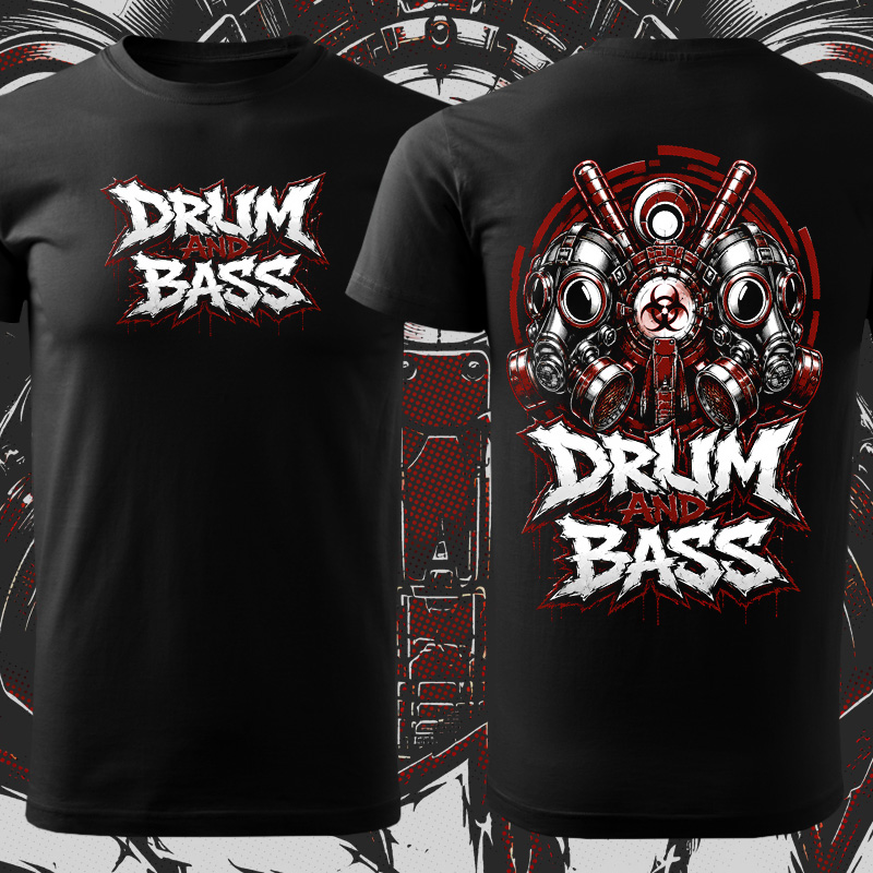 Tričko dnb, drum and bass pánské
