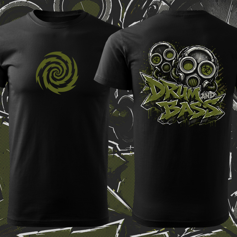 Tričko dnb, drum and bass pánské