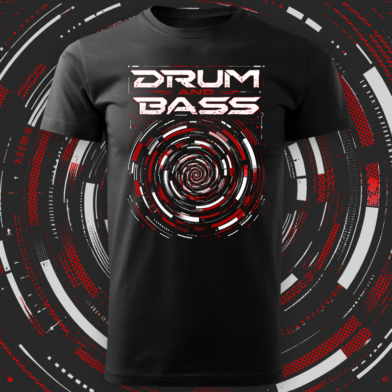Tričko dnb, drum and bass pánské