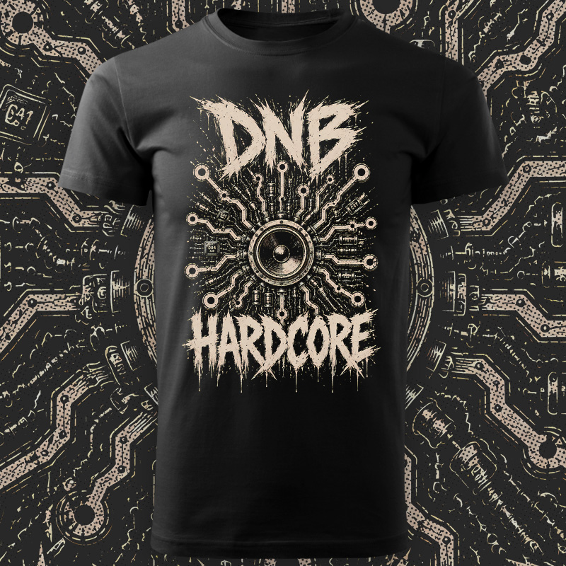 Tričko dnb, drum and bass pánské