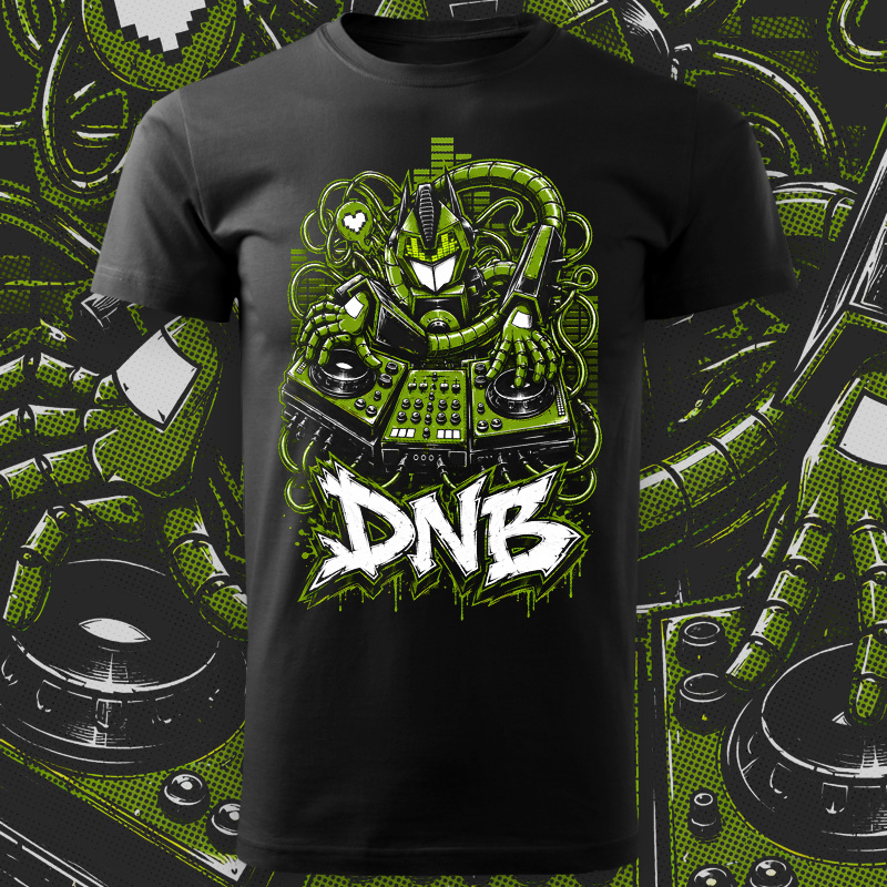 Tričko dnb, drum and bass pánské