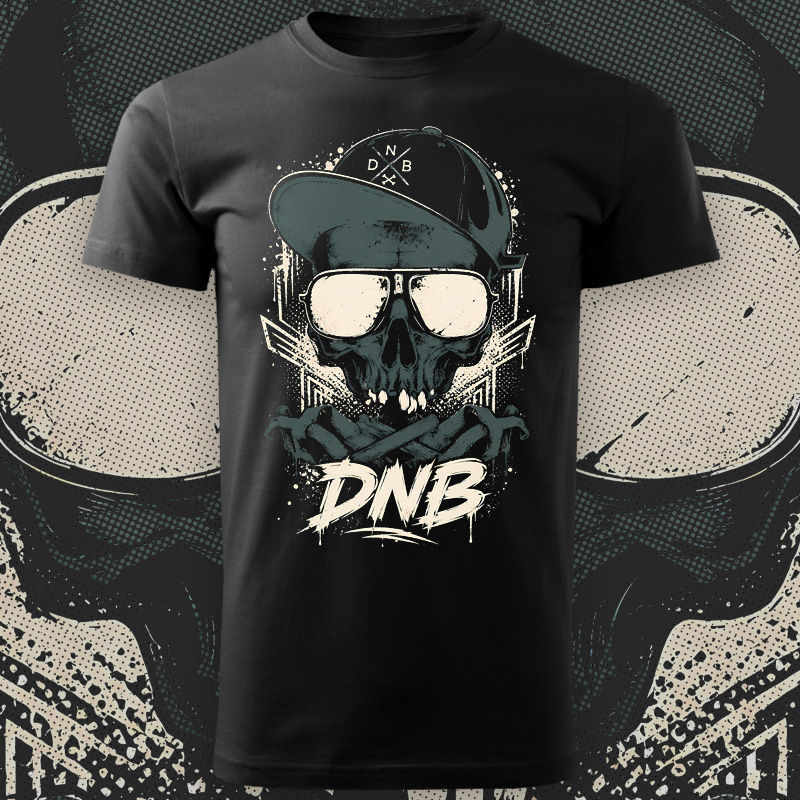 Tričko dnb, drum and bass pánské