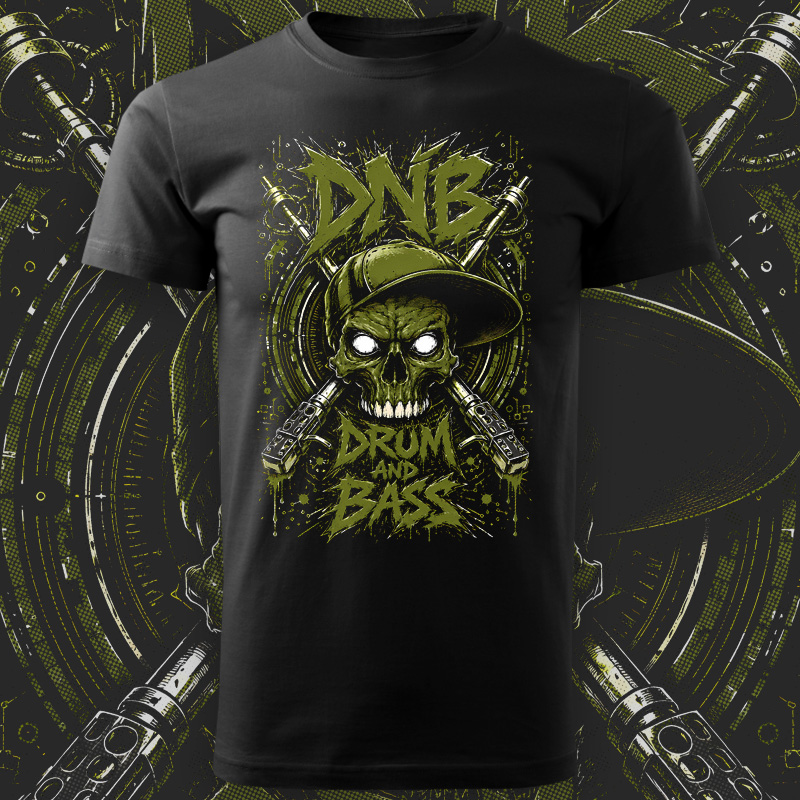 Tričko dnb, drum and bass pánské