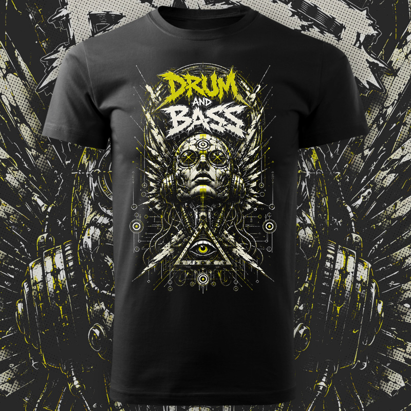 Tričko dnb, drum and bass pánské