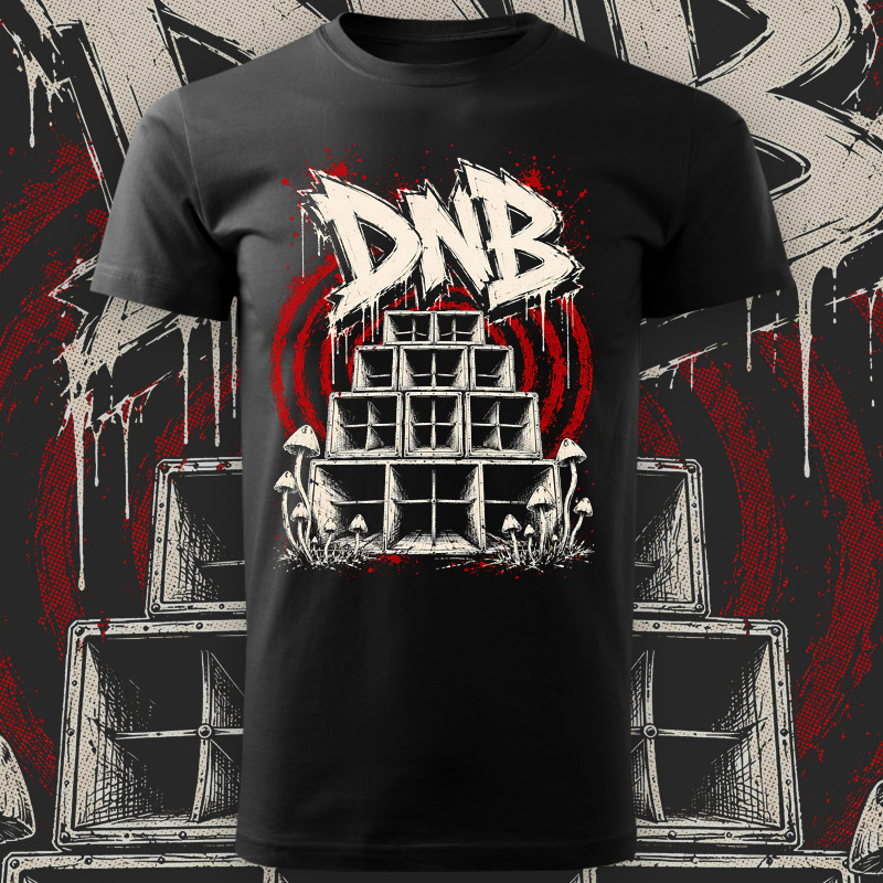 Tričko dnb, drum and bass pánské
