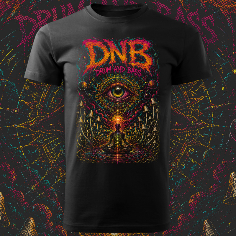 Tričko dnb, drum and bass pánské