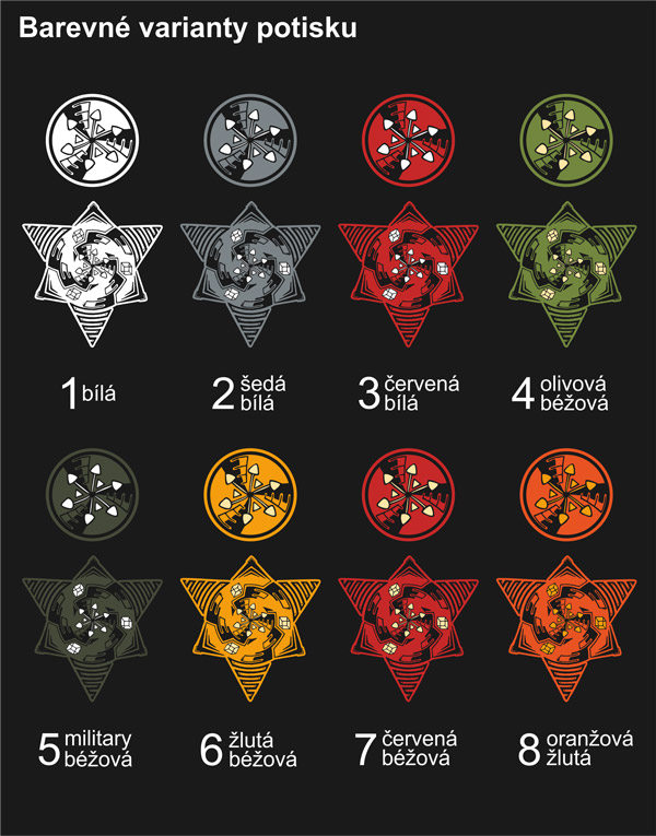 Mikina dámská tekno na zip Magic Mushrooms