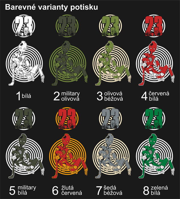 Mikina dámská tekno na zip Robotic love