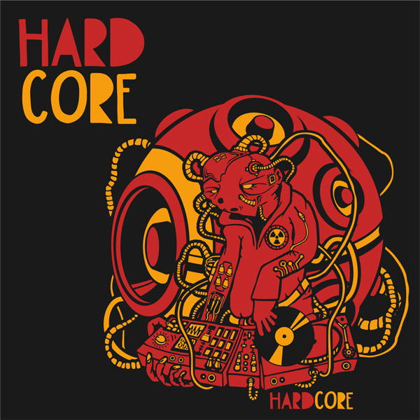 Mikina dámská tekno na zip Hardcore