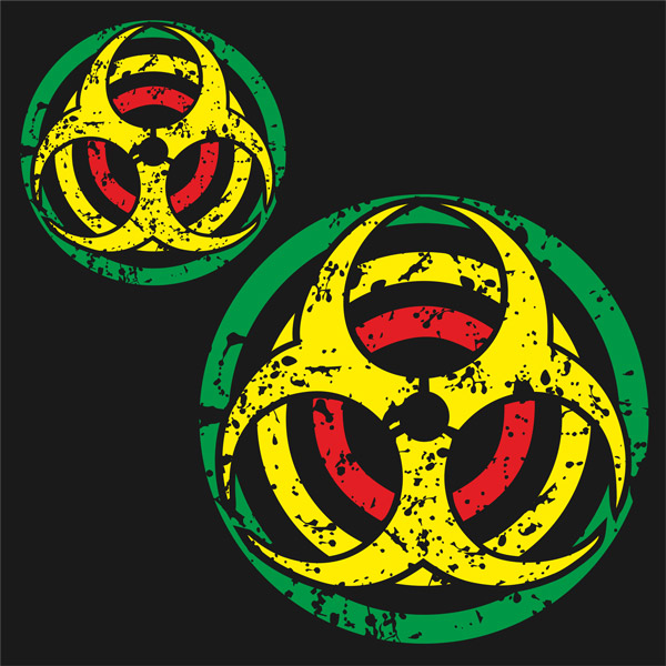 Tričko rasta dámské Biohazard