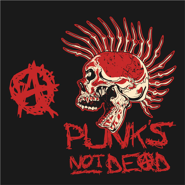 Mikina dámská punk