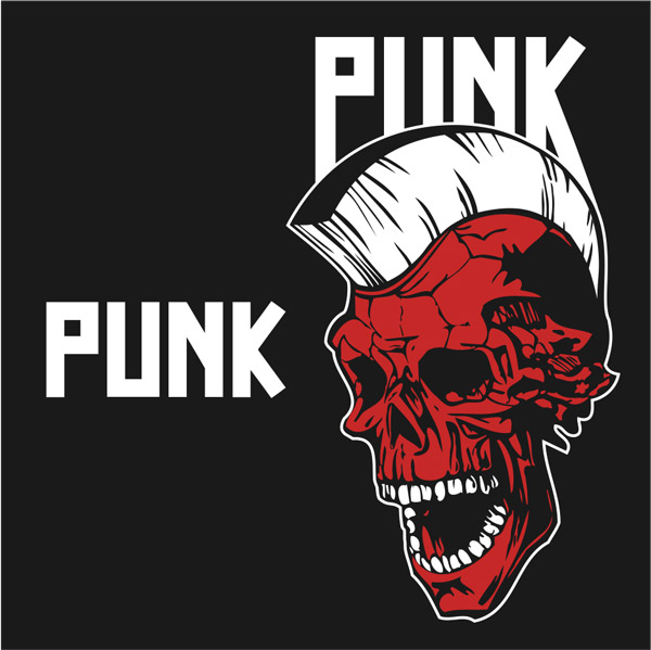 Mikina dámská punk