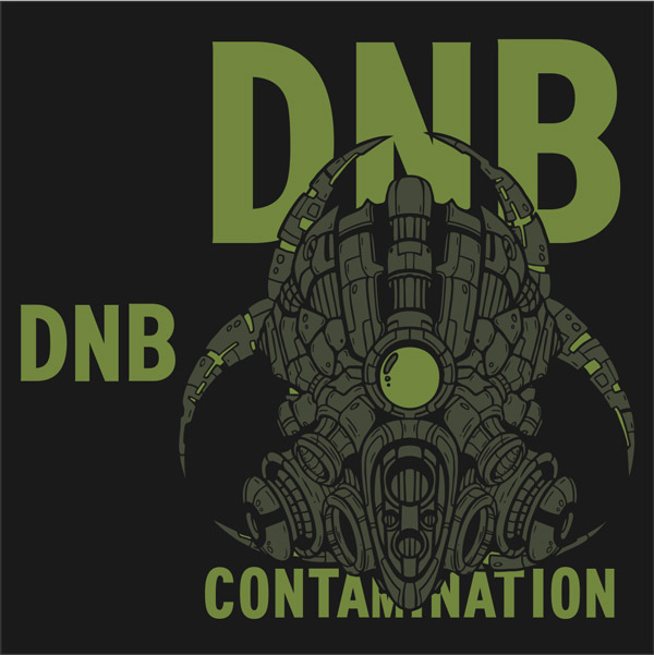 Mikina dnb dámská contamination