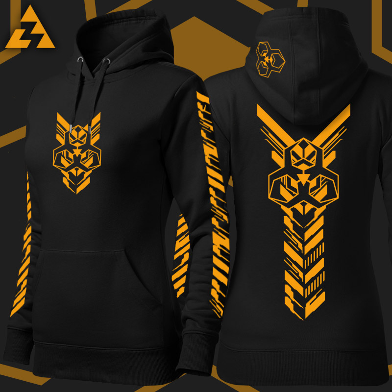 Mikina dámská tekno toxic