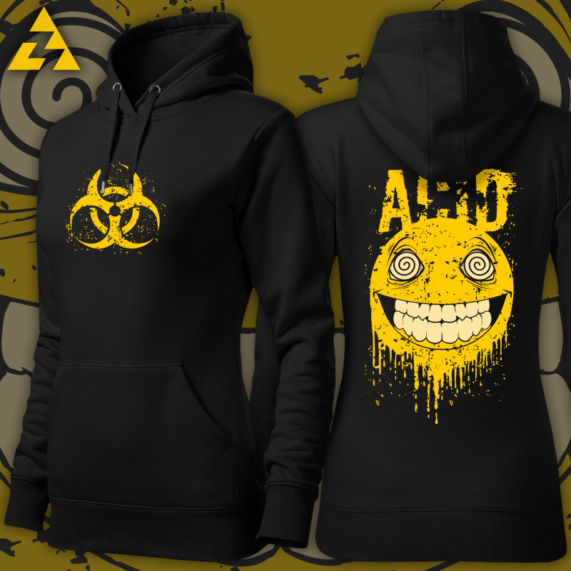 Mikina dámská tekno acid smile