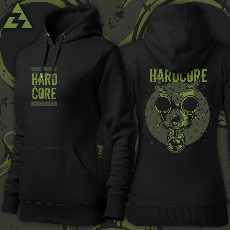 Mikina dámská tekno hardcore