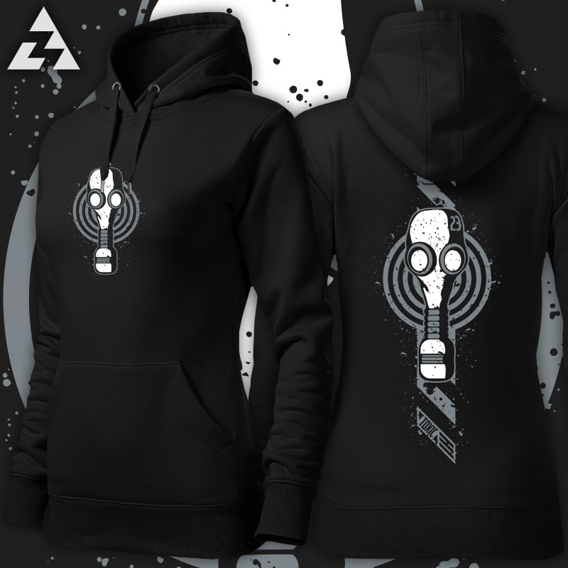 Mikina dámská tekno gas mask