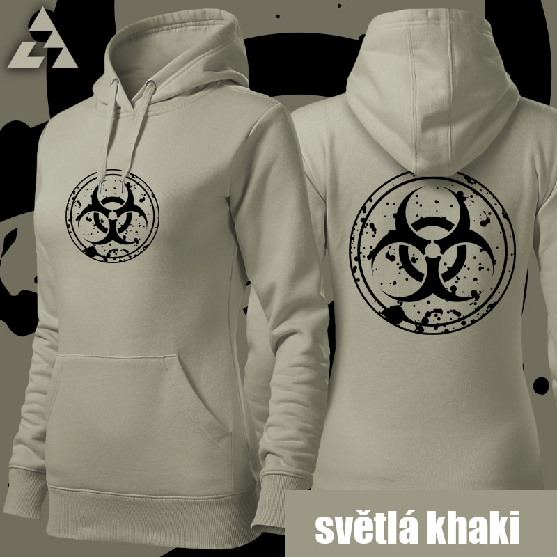 Mikina dámská tekno biohazard