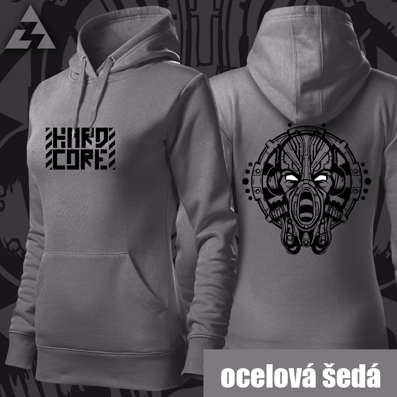 Mikina dámská tekno hardcore