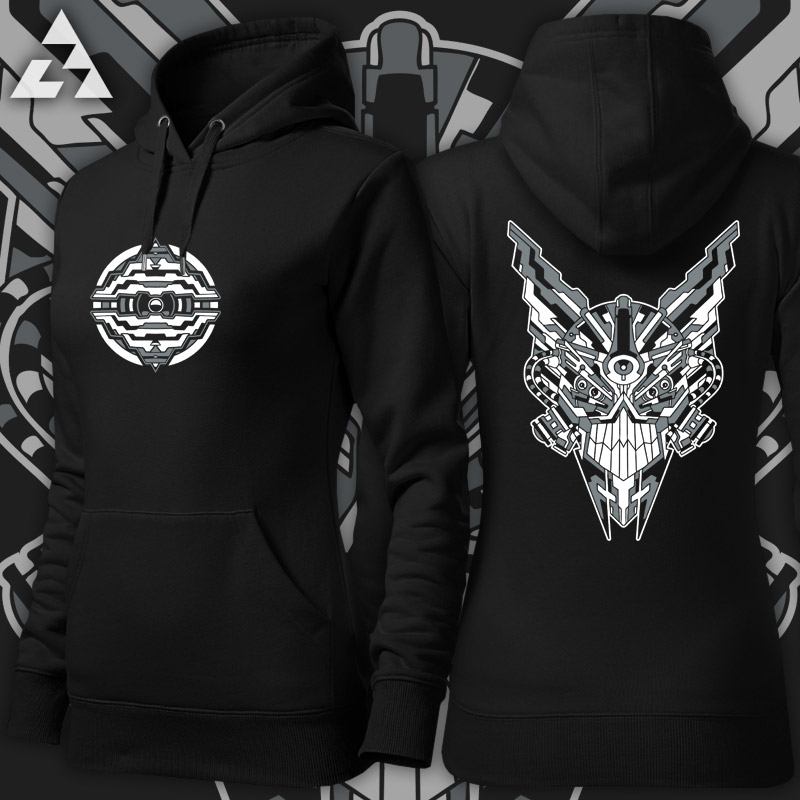 Mikina dámská tekno cyborg