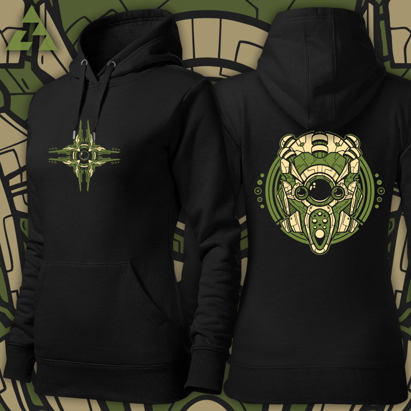 Mikina dámská tekno robotic