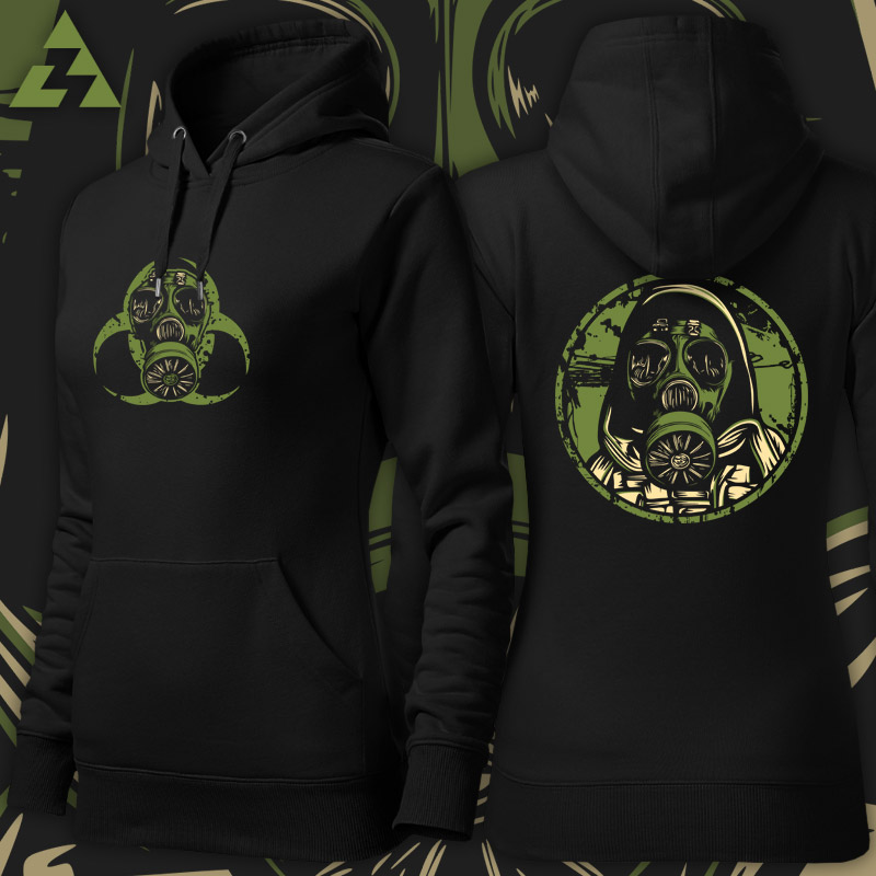Mikina dámská tekno gasmask