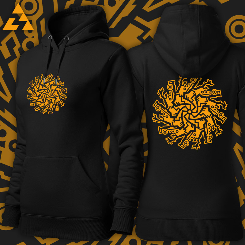 Mikina dámská tekno spiral