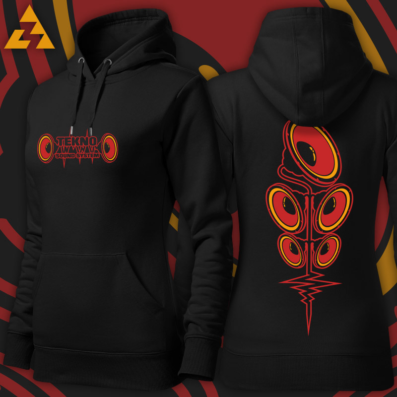 Mikina dámská tekno flower