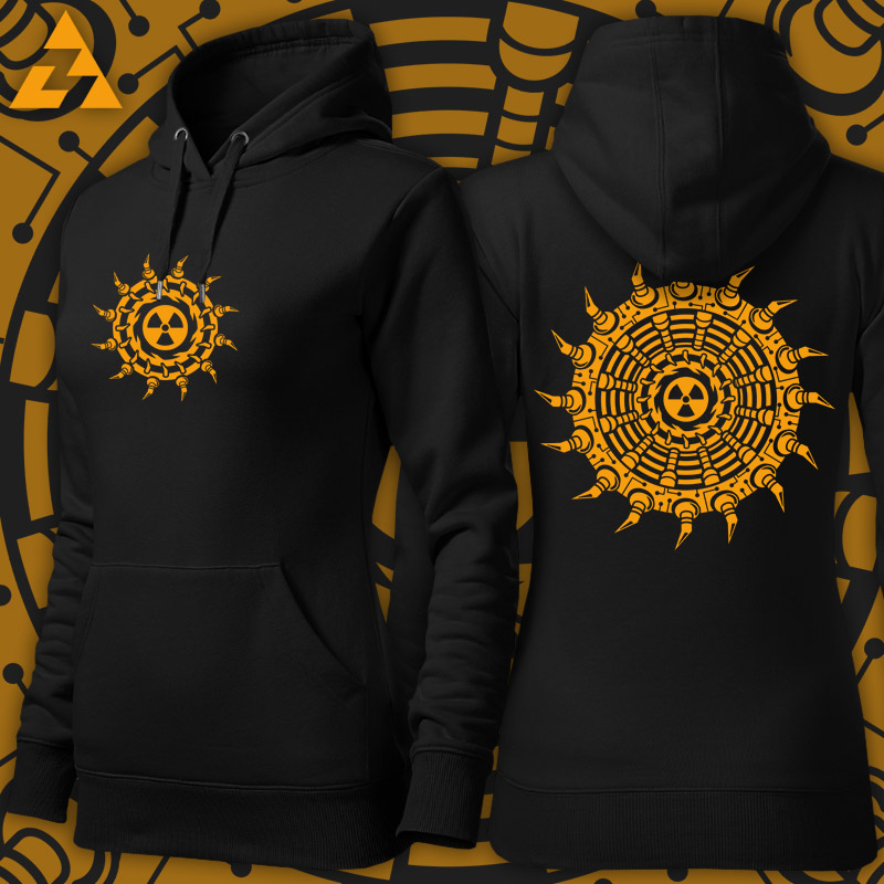 Mikina dámská tekno radioctive core