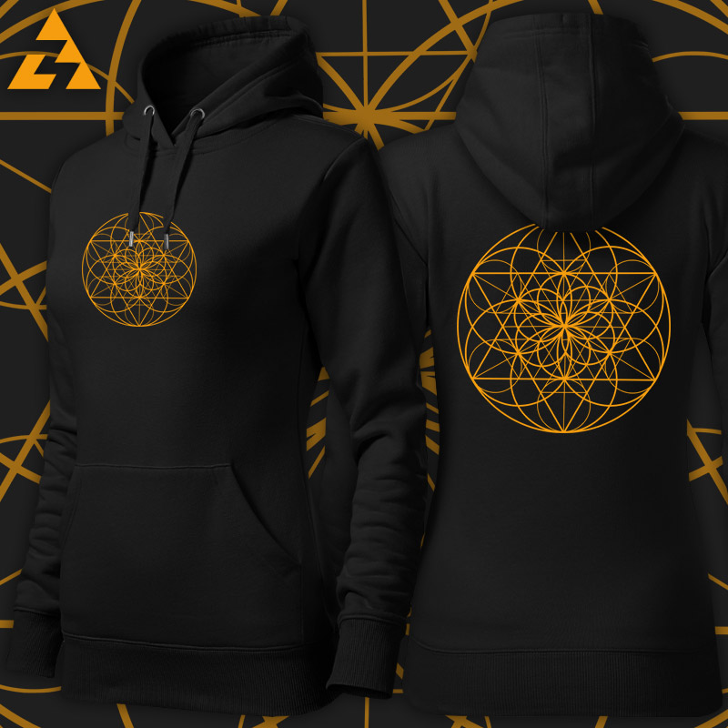 Mikina dámská tekno sacred geometry