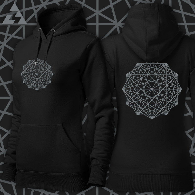 Mikina dámská tekno sacred geometry