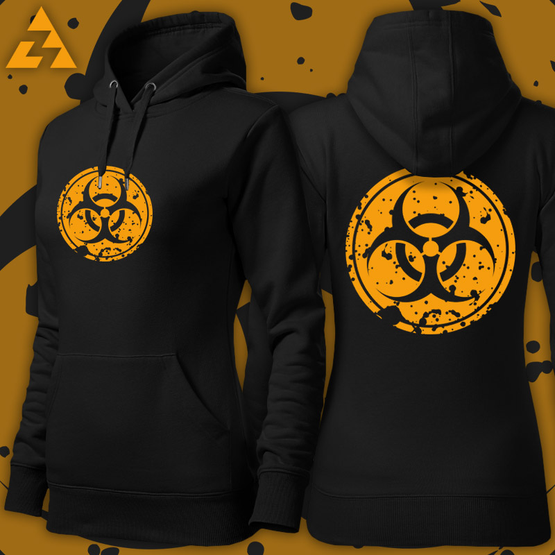 Mikina dámská tekno biohazard